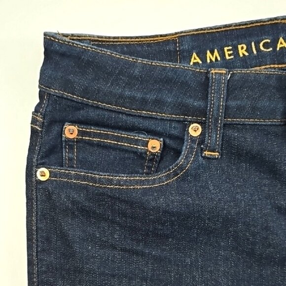American Eagle Flex Men's Dark Denim Blue Slim Flex Jeans Stretch Size 30 - Picture 5 of 16